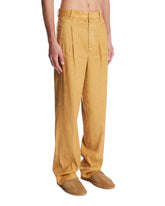 Pantaloni In Lino Beige | PDP | Antonia