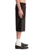 Shorts In Pelle Marroni | PDP | Antonia