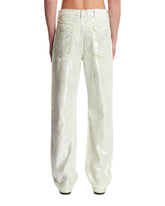 Green Metallic Jeans | PDP | Antonia