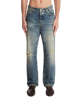 Jeans Con Strappi Blu | PDP | Antonia
