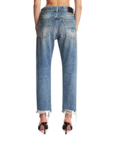 Blue Cropped Jeans | PDP | Antonia