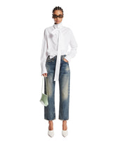 Blue Cropped Jeans | PDP | Antonia
