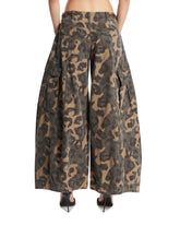Pantaloni Balloon Animalier Verdi | PDP | Antonia