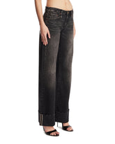 Jeans Con Risvolto Neri | PDP | Antonia