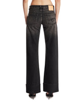 Jeans Con Risvolto Neri | PDP | Antonia