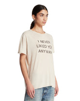 Beige I Never Liked You T-Shirt | PDP | Antonia