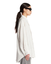 Camicia In Viscosa A Righe Bianca | PDP | Antonia