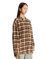 Camicia A Quadri In Cotone Nera | PDP | Antonia