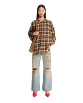 Camicia A Quadri In Cotone Nera | PDP | Antonia