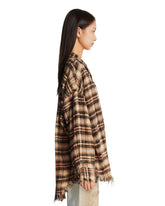 Camicia A Quadri In Cotone Nera | PDP | Antonia