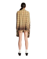 Camicia Con Drappeggio Frontale Verde | PDP | Antonia