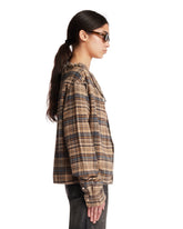 Camicia A Quadri Beige | PDP | Antonia