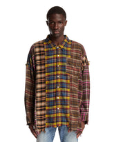 Multicolor Plaid Multi-Panel Jacket | PDP | Antonia