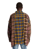 Multicolor Plaid Multi-Panel Jacket | PDP | Antonia