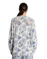 Cardigan A Fiori Beige | PDP | Antonia