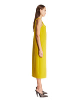 Yellow Walker Wool Midi Dress | PDP | Antonia