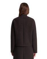 Gray Walker Wool Jacket | PDP | Antonia