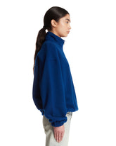 Black Wool Fleece Sweater | PDP | Antonia