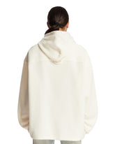 Maglione Con Cappuccio Bianco | PDP | Antonia