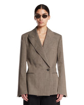 Blazer Hourglass In Lana Beige | PDP | Antonia