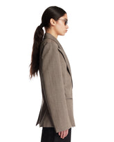 Blazer Hourglass In Lana Beige | PDP | Antonia