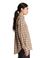 Camicia A Quadri Boucle Oxford Beige | PDP | Antonia