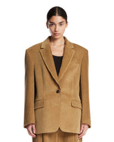 Beige Corduroy Oversized Blazer | PDP | Antonia