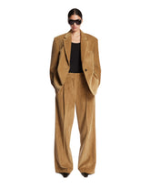 Beige Corduroy Oversized Blazer | PDP | Antonia
