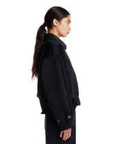 Blue Corduroy Bomber Jacket | PDP | Antonia