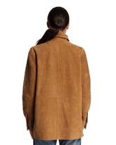 Brown Suede Overshirt | PDP | Antonia