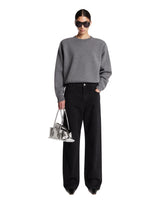 Maglione Girocollo In Lana Grigio | PDP | Antonia