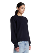Maglione Girocollo In Lana Blu | PDP | Antonia