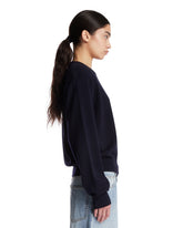 Maglione Girocollo In Lana Blu | PDP | Antonia