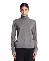 Maglione A Collo Alto In Lana Grigio | PDP | Antonia
