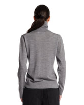 Maglione A Collo Alto In Lana Grigio | PDP | Antonia
