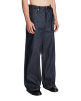 Levi's x Sacai Jeans Belted Wide Blu | PDP | Antonia