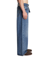 Levi's x Sacai Jeans Belted Wide Blu Scuri | PDP | Antonia