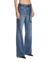 Levi's x Sacai Jeans Belted Flare Blu | PDP | Antonia