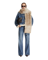 Levi's x Sacai Blue Belted Flare Jeans - Women's clothing TEST | PLP | Antonia