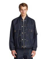Levi's x Sacai Giacca Blouson In Denim Blu Scuro | PDP | Antonia