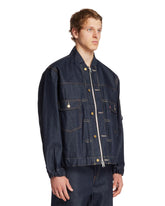 Levi's x Sacai Giacca Blouson In Denim Blu Scuro | PDP | Antonia