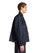 Levi's x Sacai Giacca Blouson In Denim Blu Scuro | PDP | Antonia