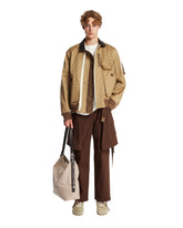 Brown Multi-Panel Trousers | PDP | Antonia