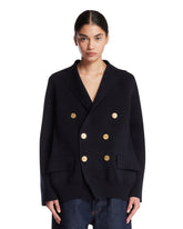Blue Double-Breasted Blazer | PDP | Antonia