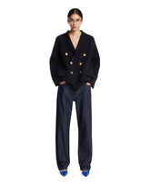 Blue Double-Breasted Blazer | PDP | Antonia