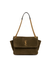 Borsa Niki Tripouch In Suede Verde | PDP | Antonia