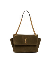Borsa Niki Tripouch In Suede Verde | PDP | Antonia
