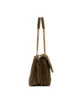 Borsa Niki Tripouch In Suede Verde | PDP | Antonia