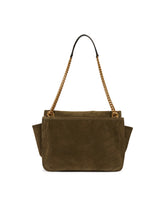 Borsa Niki Tripouch In Suede Verde | PDP | Antonia