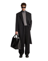 Gray Double-Faced Wool Coat | PDP | Antonia